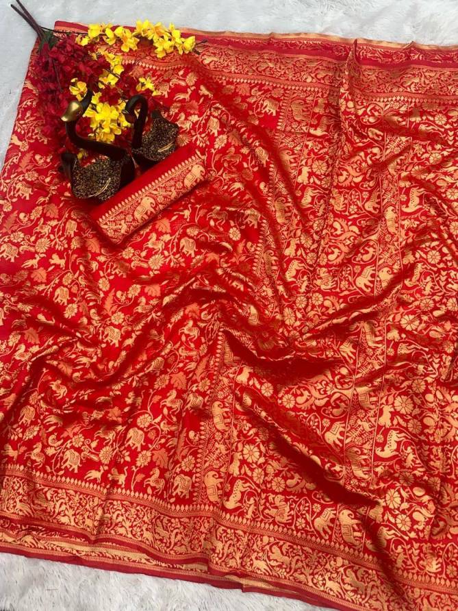 SF 647 By Shubh Designer Banarasi Silk Sarees Wholesale Clothing Suppliers In India